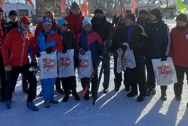 Депутаты на «Лыжне России»